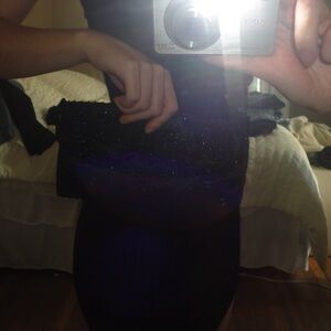 Elegant Black Beaded Clutch